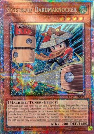 Speedroid Darumaknocker (Starlight Rare) (LAVD-ENS15) - Legendary Arc-V Decks 1st Edition