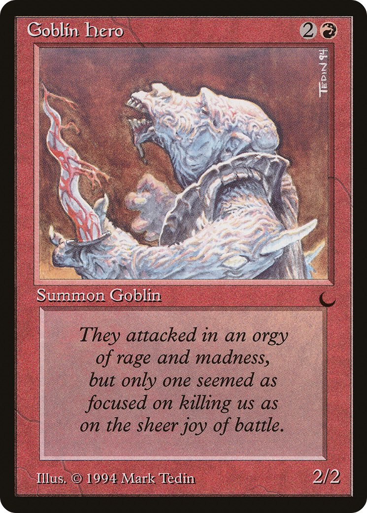 Goblin Hero (DRK-066) - The Dark