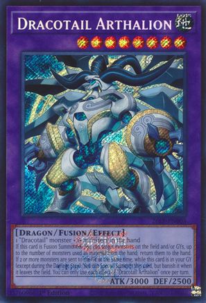 Dracotail Arthalion (Emblazoned Secret Rare) (26LP-EN003) - Limited Pack World Championship 2026 1st Edition