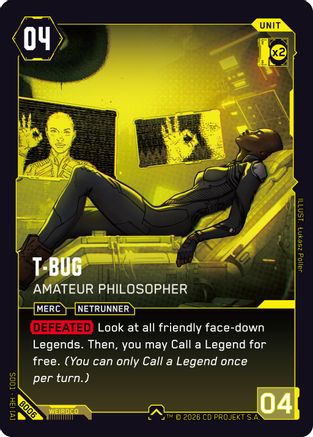 T-Bug - Amateur Philosopher (B006) - The Heist Beta Starter Deck