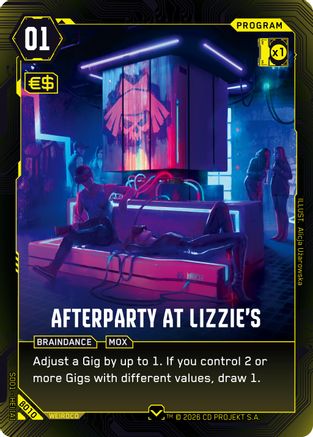 Afterparty at Lizzie's (B010) - The Heist Beta Starter Deck