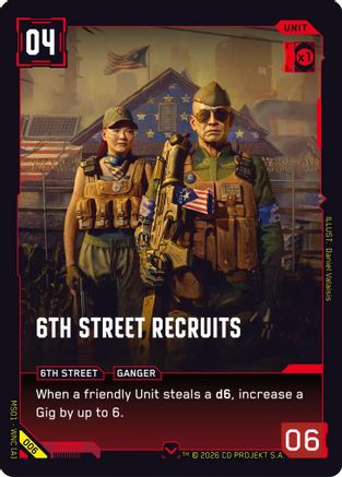 6th Street Recruits (006) - Welcome to Night City Retail
