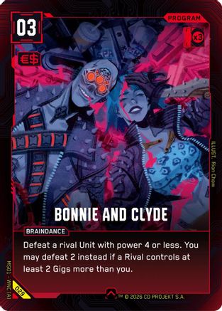 Bonnie and Clyde (029) - Welcome to Night City Retail