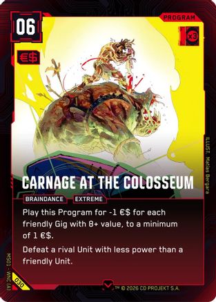 Carnage at the Colosseum (030) - Welcome to Night City Retail