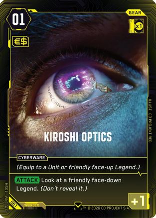 Kiroshi Optics (061) - Welcome to Night City Retail