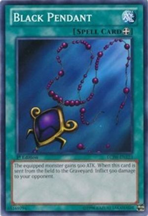 Black Pendant (LCJW-EN123) - Legendary Collection 4: Joey's World 1st Edition