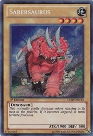 Sabersaurus (LCJW-EN143) - Legendary Collection 4: Joey's World 1st Edition