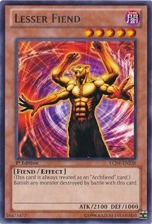 Lesser Fiend (LCJW-EN238) - Legendary Collection 4: Joey's World 1st Edition