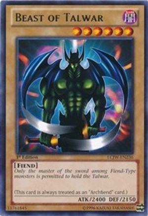 Beast of Talwar (LCJW-EN236) - Legendary Collection 4: Joey's World 1st Edition