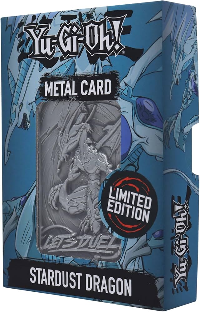YU-GI-OH! LIMITED EDITION STARDUST DRAGON METAL CARD