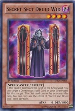 Secret Sect Druid Wid (SHSP-EN008) - Shadow Specters 1st Edition