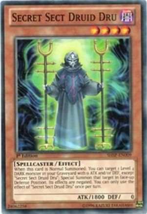 Secret Sect Druid Dru (SHSP-EN009) - Shadow Specters 1st Edition