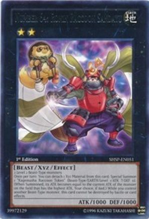 Number 64: Ronin Raccoon Sandayu (SHSP-EN051) - Shadow Specters 1st Edition