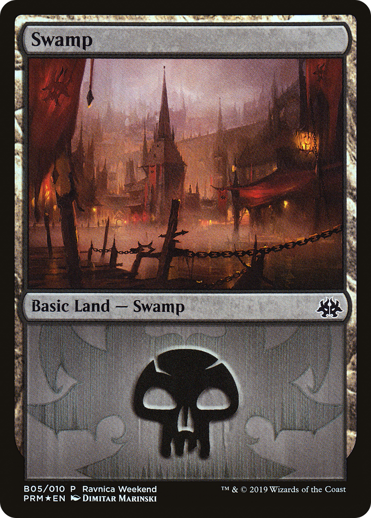 Swamp (LARP-B05) - RNA Ravnica Weekend Foil