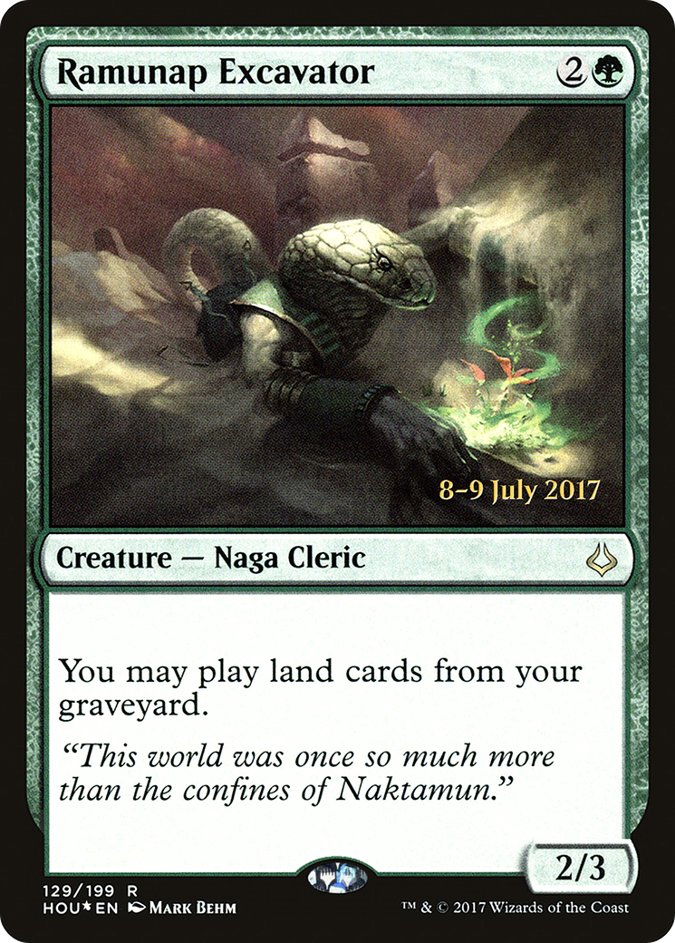 Ramunap Excavator (PRE-129S) - Hour of Devastation Promos Foil