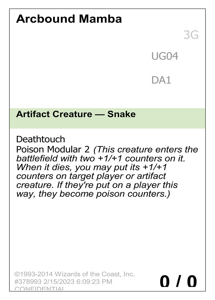 Arcbound Mamba (UNK-UG04) - Unknown Event