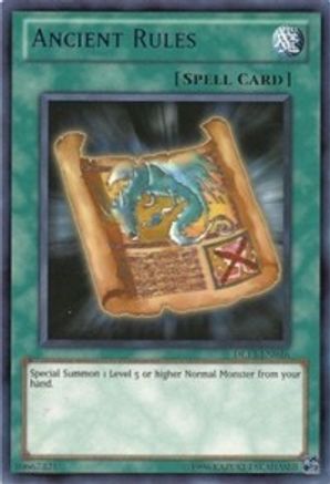 Ancient Rules (Red) (DL13-EN016) - Duelist League Promo Unlimited