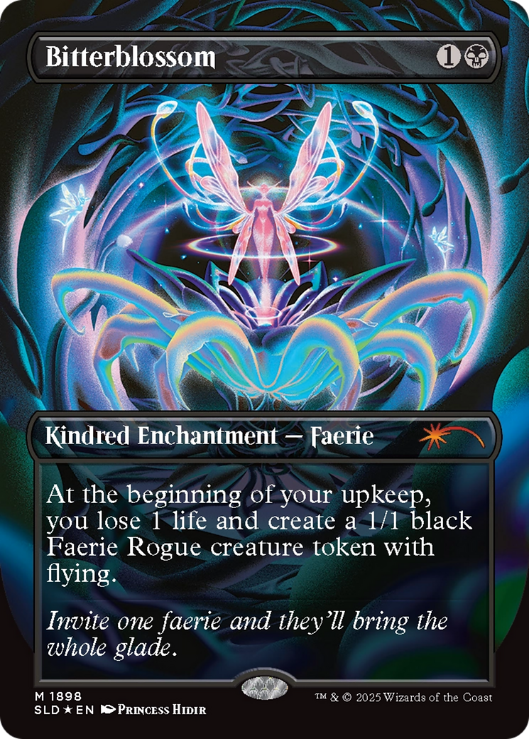 Bitterblossom (Double Rainbow Foil) (SLD-1898) - Secret Lair Drop Series Foil
