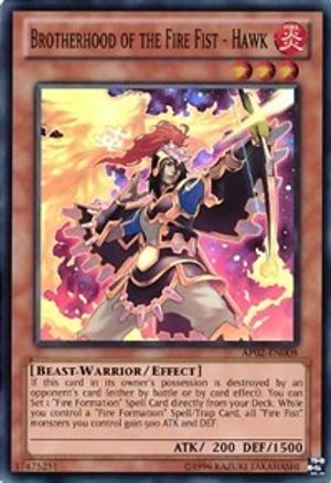 Brotherhood of the Fire Fist - Hawk (AP02-EN008) - Astral Pack 2 Unlimited