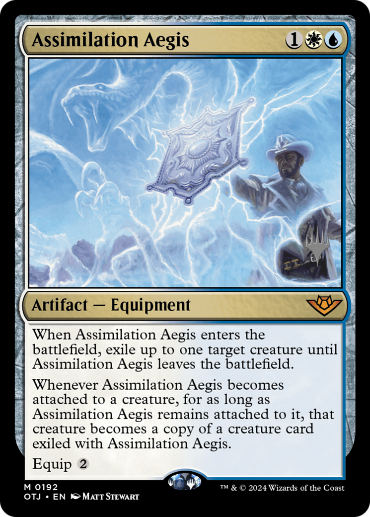 Assimilation Aegis (PPOTJ-192P) - Outlaws of Thunder Junction Promos Foil