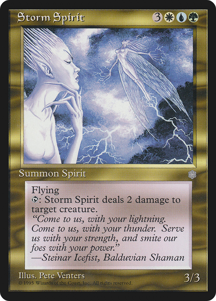 Storm Spirit (ICE-303) - Ice Age