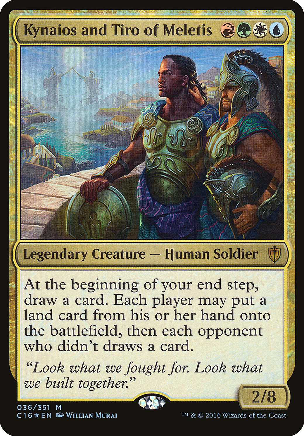 Kynaios and Tiro of Meletis (OVER-036) - Commander 2016 Oversized Foil
