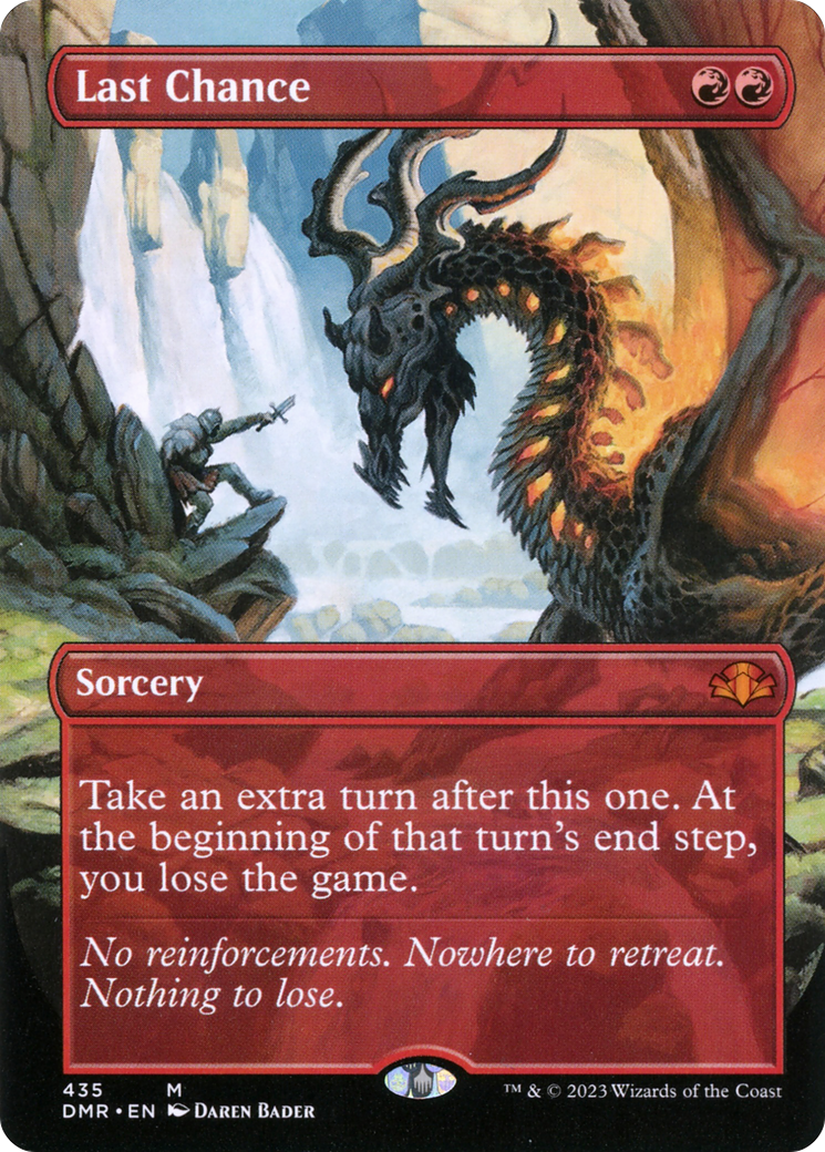 Last Chance (DMR-435) - Dominaria Remastered (Borderless) Foil