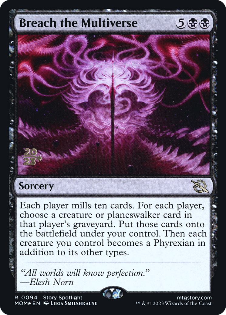 Breach the Multiverse (PRE-94S) - March of the Machine Promos Foil