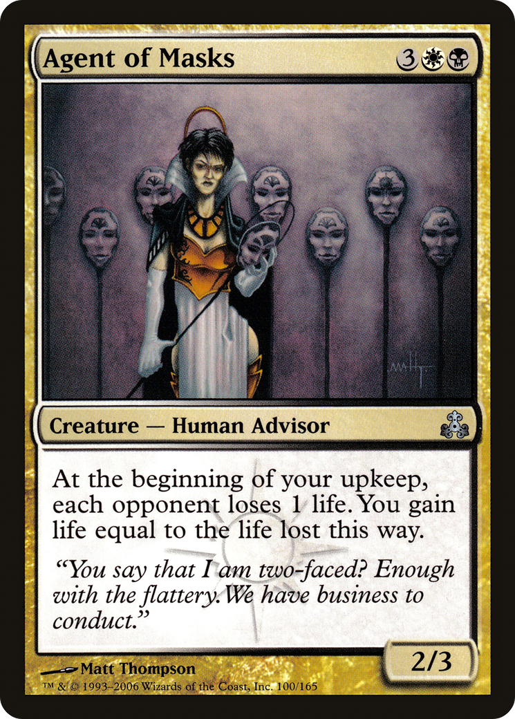 Agent of Masks (GPT-100) - Guildpact