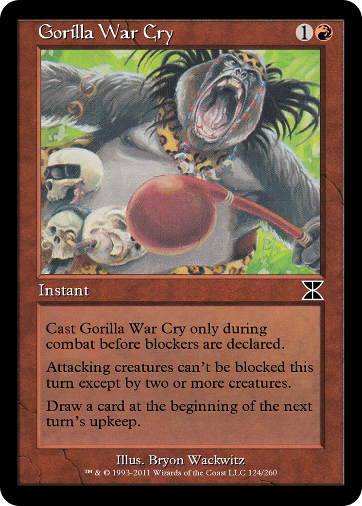 Gorilla War Cry (ME4-124) - Masters Edition IV