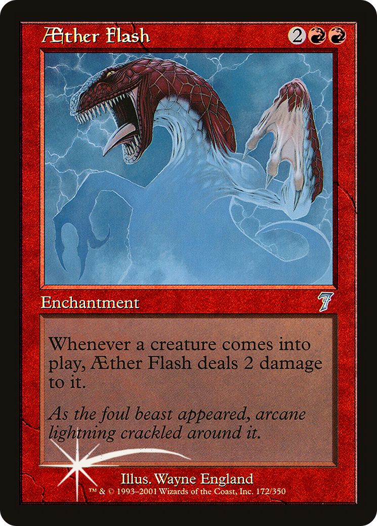 Aether Flash (7ED-172★) - Seventh Edition Foil