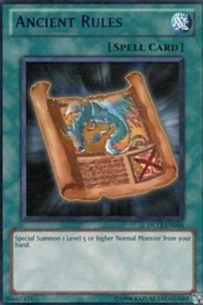 Ancient Rules (Purple) (DL13-EN016) - Duelist League Promo Unlimited