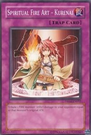 Spiritual Fire Art - Kurenai (DR04-EN052) - Dark Revelation Volume 4 Unlimited