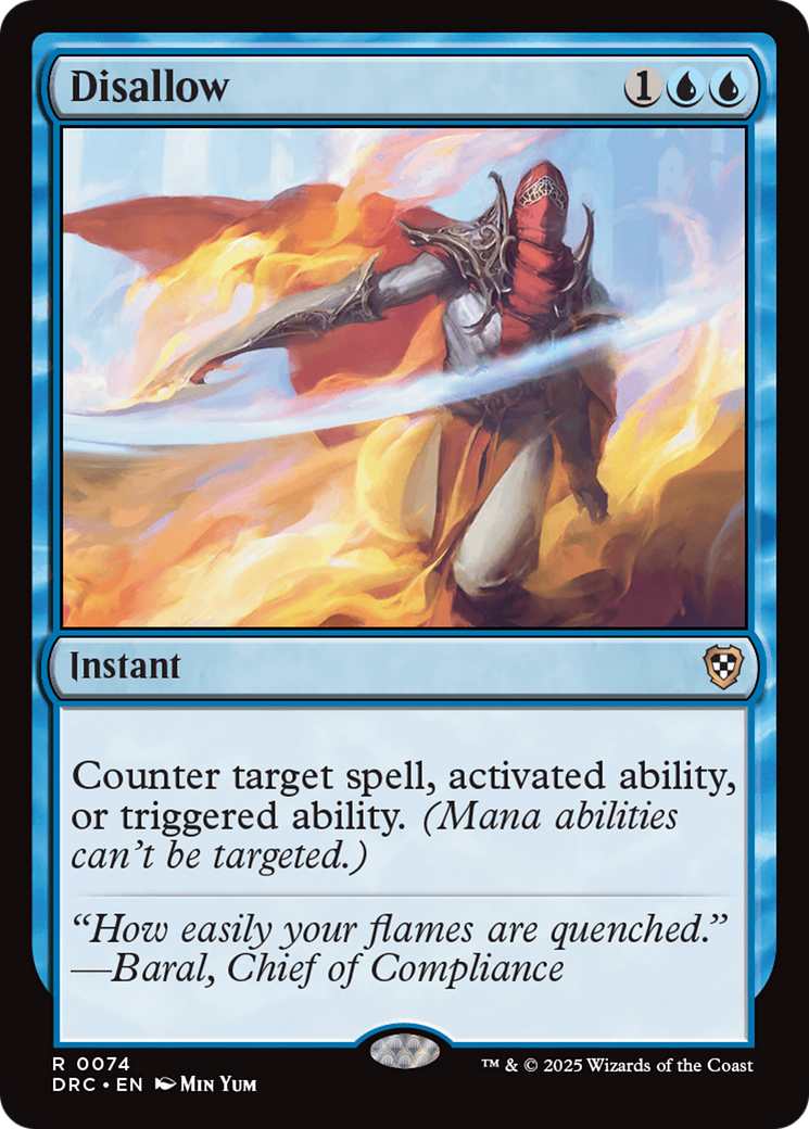 Disallow (DRC-074) - Commander: Aetherdrift Foil