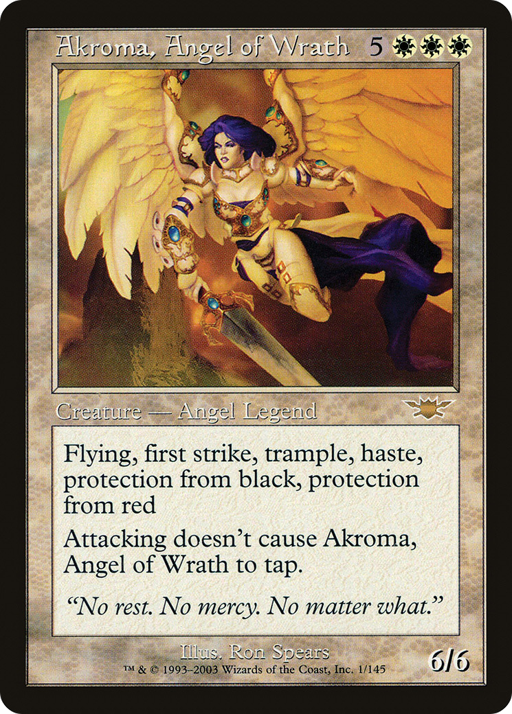 Akroma, Angel of Wrath (LGN-001) - Legions