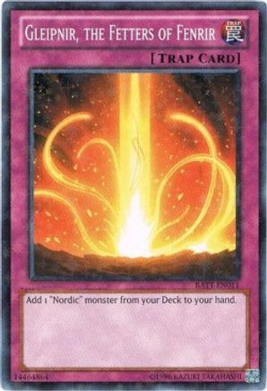 Gleipnir, the Fetters of Fenrir (Starfoil) (BATT-EN011) - Battle Pack Tournament Prize Cards Limited