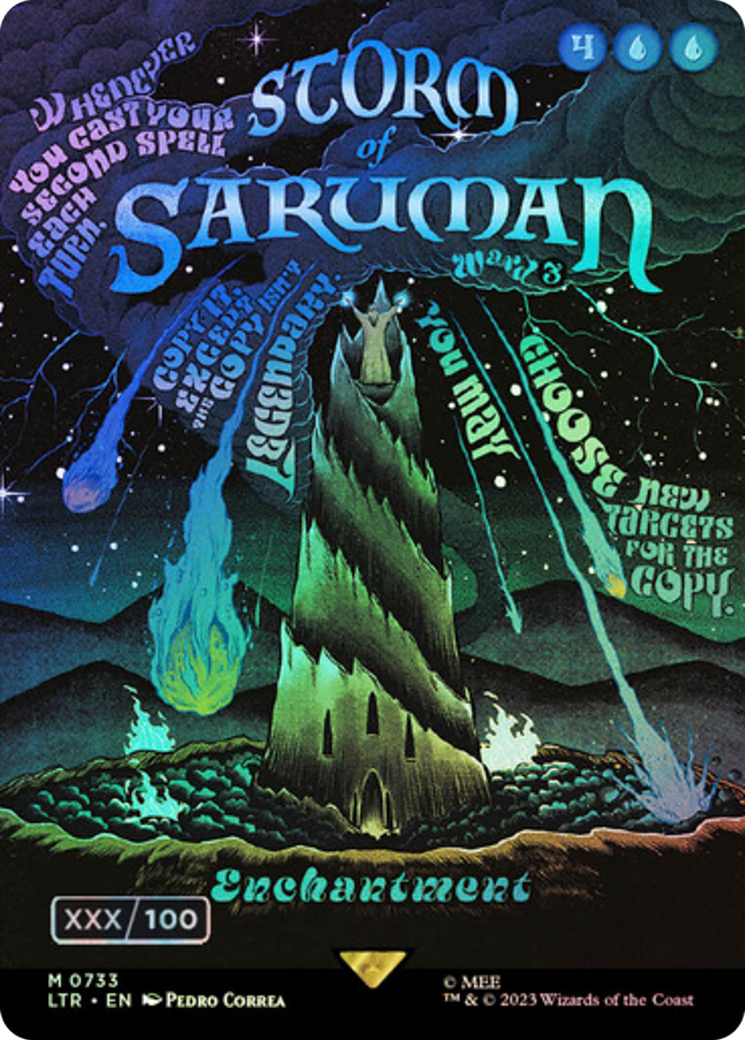 Storm of Saruman (LTR-733Z) - The Lord of the Rings: Tales of Middle-earth (Borderless) Foil