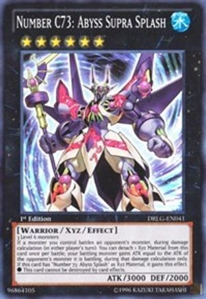 Number C73: Abyss Supra Splash (DRLG-EN041) - Dragons of Legend 1st Edition