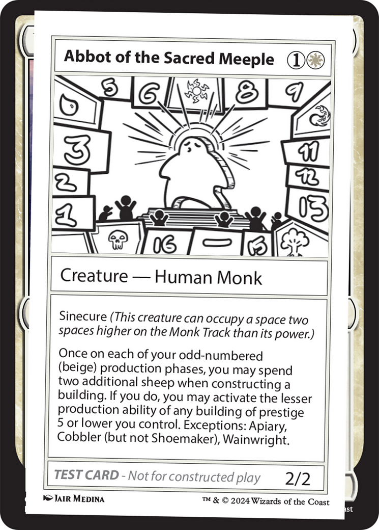 Abbot of the Sacred Meeple (MB2PC-271) - Mystery Booster 2