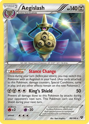 Aegislash (86) 086 - Reverse Holofoil XY Base Set - Holo Rare
