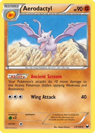 Aerodactyl 053 Dark Explorers - Rare