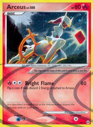 Arceus (AR3) AR3 - Holofoil Arceus - Holo Rare