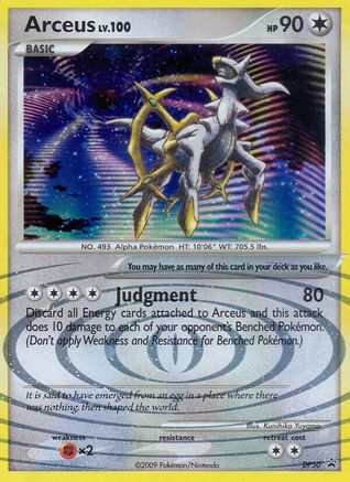 Arceus DP50 - Holofoil Diamond and Pearl Promos - Promo