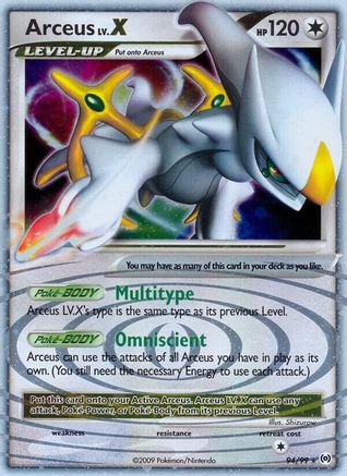 Arceus Lv.X (94) 094 - Holofoil Arceus - Ultra Rare