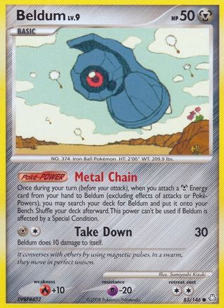 Beldum (83) 083 - Reverse Holofoil Legends Awakened - Common