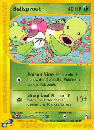 Bellsprout (68) 068 Aquapolis - Common