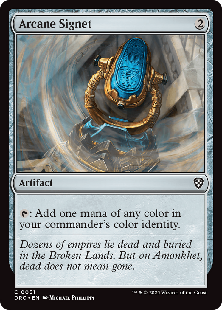 Arcane Signet (DRC-051) - Commander: Aetherdrift Foil