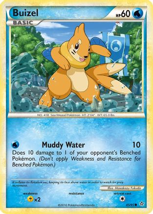 Buizel 045 - Reverse Holofoil Unleashed - Common