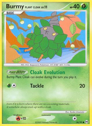 Burmy Plant Cloak 056 Arceus - Common