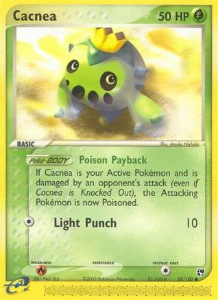 Cacnea 057/100 - Reverse Holofoil Sandstorm - Common